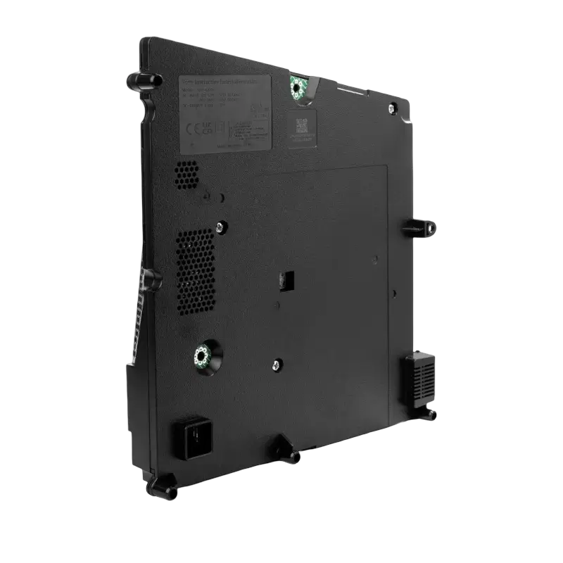 Black ADP-420DR internal power supply for PS5 Pro, shown from multiple angles with ventilation openings, mounting points, power connector, and specification label - THARAA STORE
