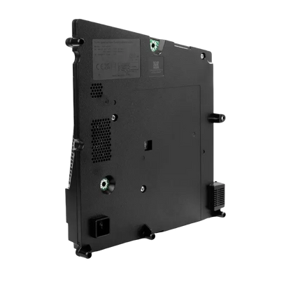 Black ADP-420DR internal power supply for PS5 Pro, shown from multiple angles with ventilation openings, mounting points, power connector, and specification label - THARAA STORE