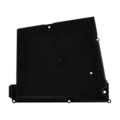 Black ADP-400GR internal power supply for PS5 Slim, shown from multiple angles with its identification label, ventilation openings, mounting points and AC power inlet - THARAA STORE