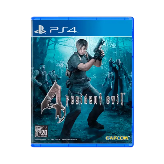 Used Resident Evil 4 PS4 physical game featuring Leon S. Kennedy survival horror adventure - THARAA STORE