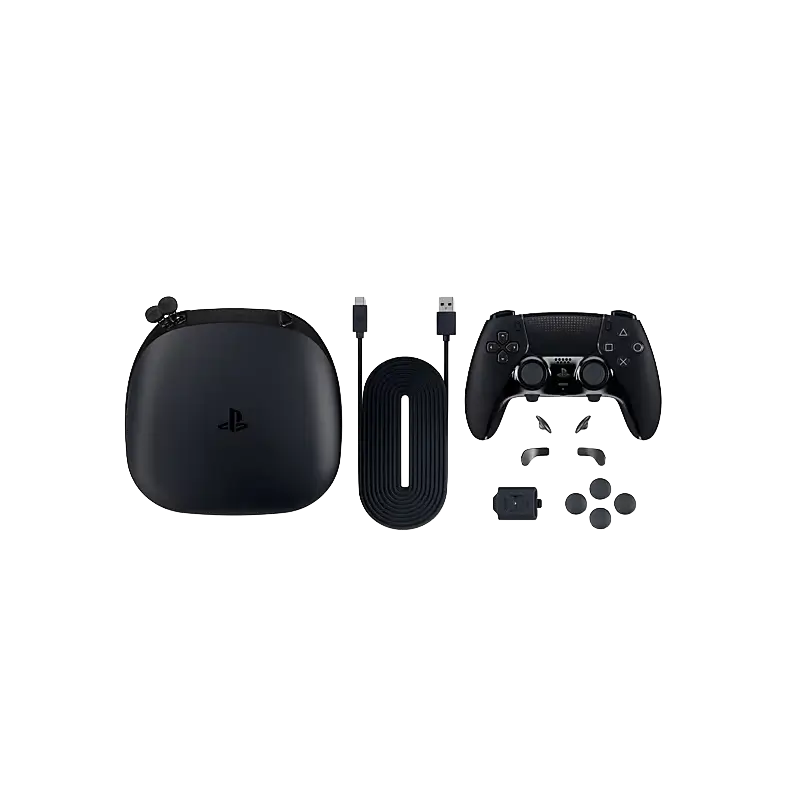 Sony DualSense Edge Wireless Controller Midnight Black for PS5 with Carrying Case and Customizable Controls - THARAA STORE