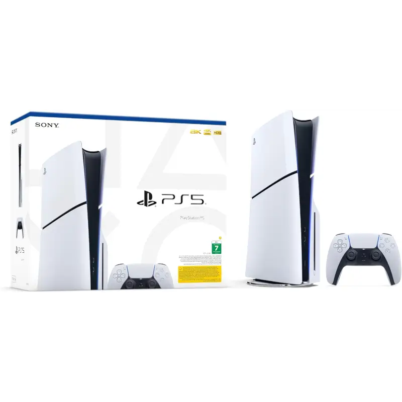 Sony PlayStation 5 Slim Console 1TB with DualSense Controller | THARAA STORE