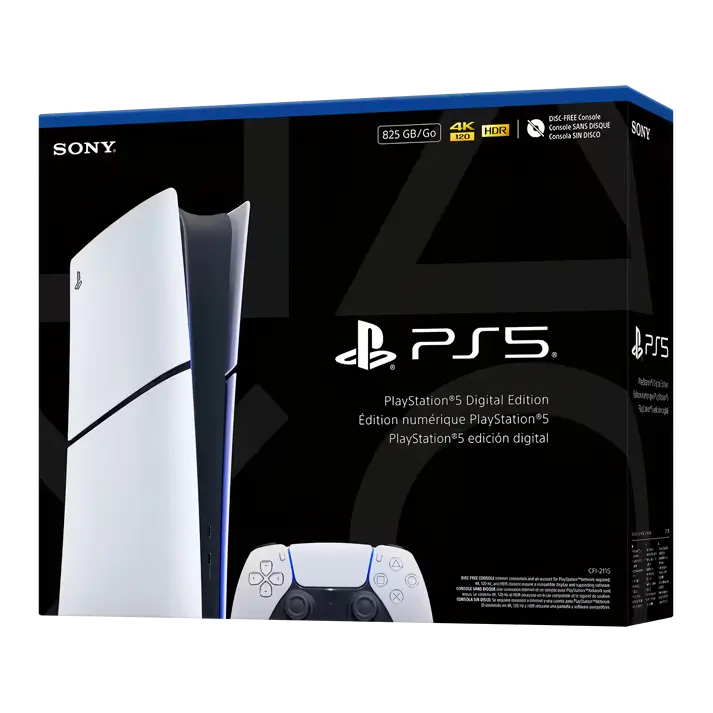 Sony PlayStation 5 Slim Digital Edition 1TB Console with DualSense Controller - Egypt - THARAA STORE