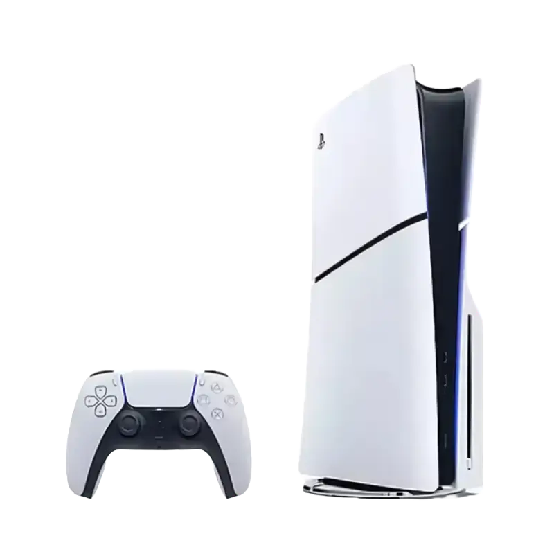 Sony PlayStation 5 Slim Disc Edition console with DualSense wireless controller - THARAA STORE