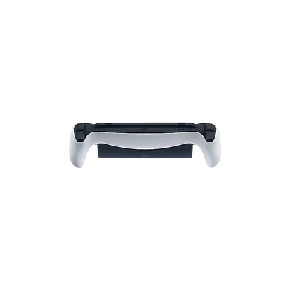 White PlayStation Portal Remote Player with an integrated screen and DualSense-style controls, shown from multiple angles with its retail box - THARAA STORE