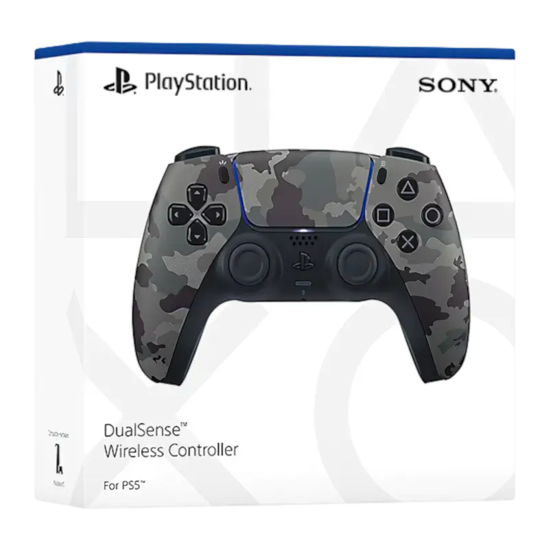 Sony PS5 DualSense Wireless Controller Gray Camouflage for PS5 | THARAA STORE